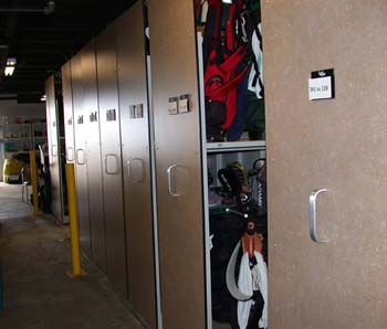 Direct Line Shelving || Space Pro Shelving for golf club storage