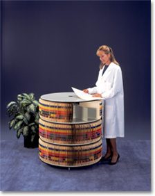 Rotary File Cabinet for doctors